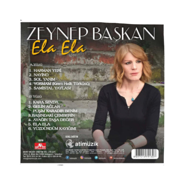 Zeynep Başkan CD- Ela Ela ( CD ) Karadeniz | Türküleri | Türk Halk | Müziği | CD