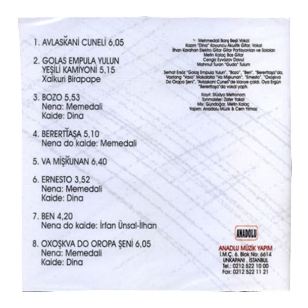 Zuğaşi Berepe -Va Mişkunan (CD)Lazca | Rock |CD