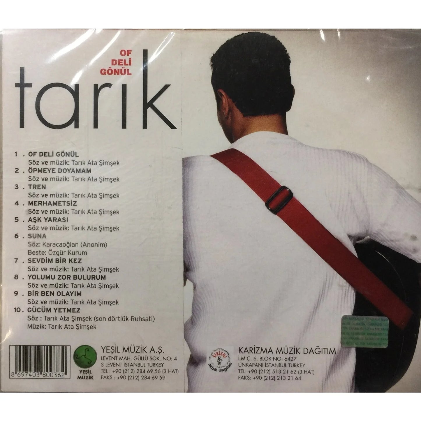 Yeşil Müzik/Tarık-Of Deli Gönül( CD )