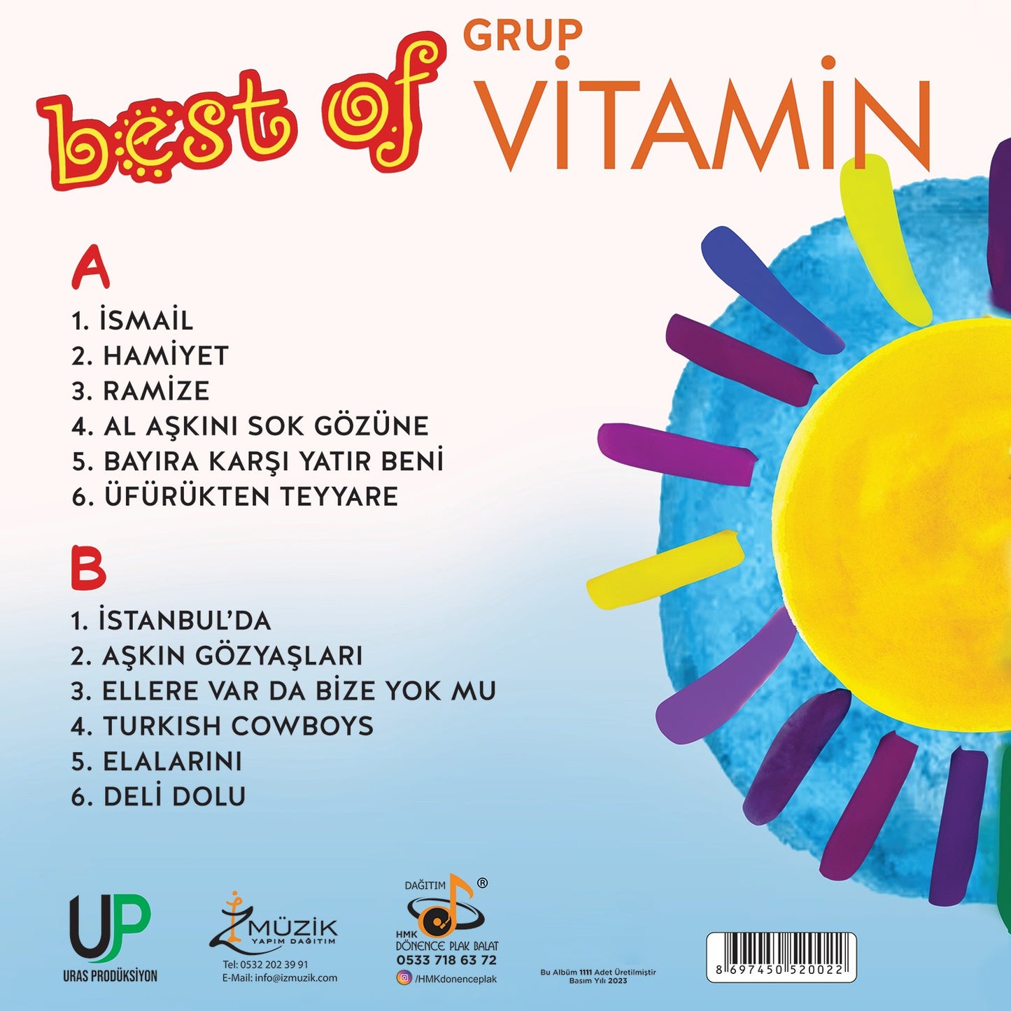 Grup Vitamin Plak -Grup Vitamin Best Of Plak-Schallplatte