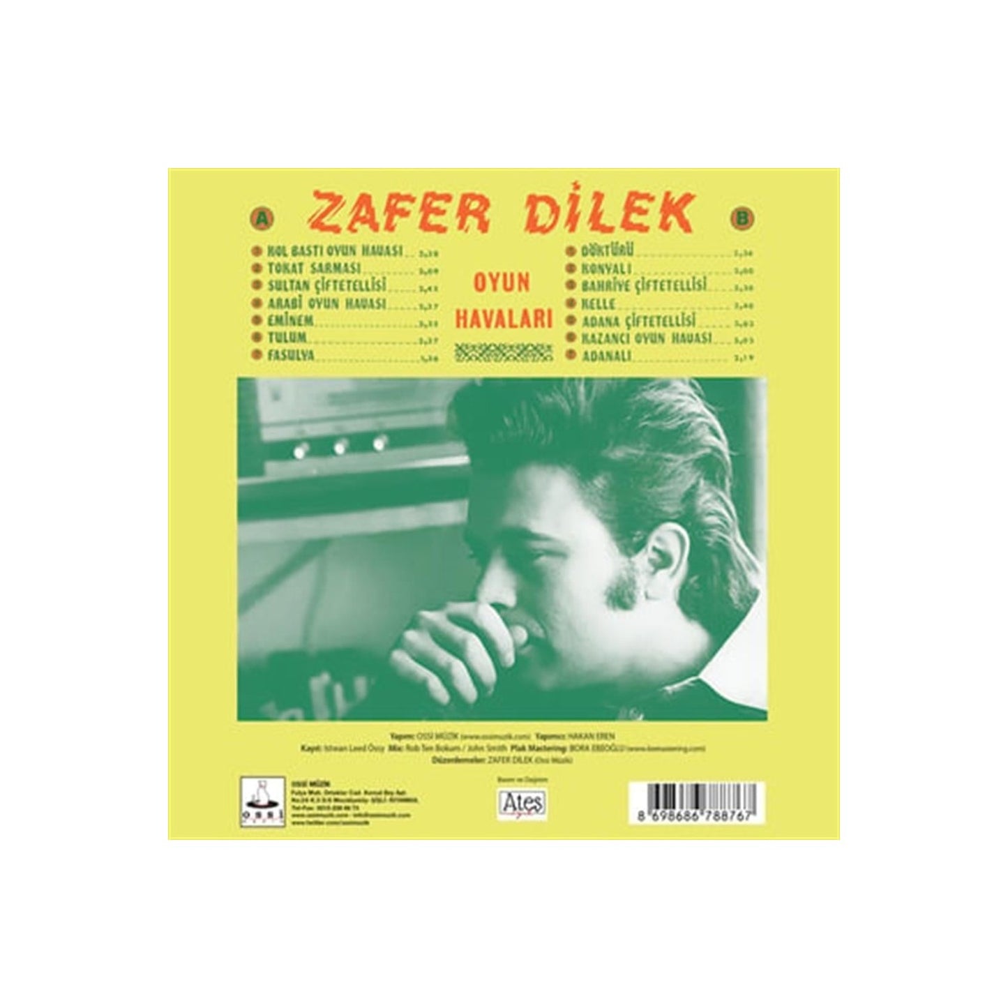 Zafer Dilek-Oyun Havalari(Plak ) Schallplatte-LP