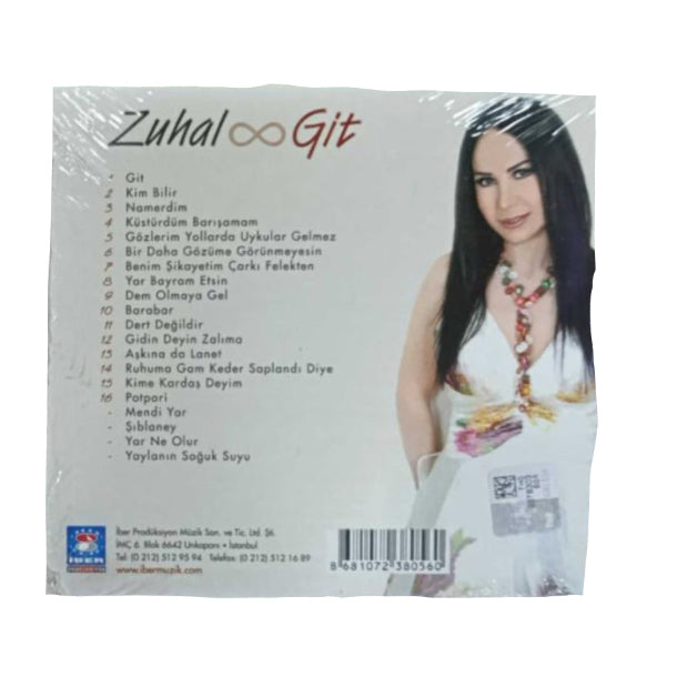 Zuhal - Git (CD)Türk Halk |müziği|CD