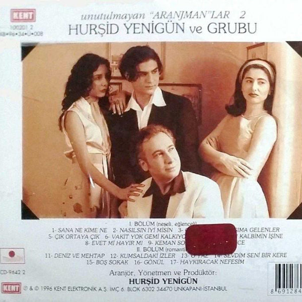 Hurşid Yenigün Ve Grubu – Unutulmayan "Aranjman"lar 2 CD [Türkischer Pop | CD]