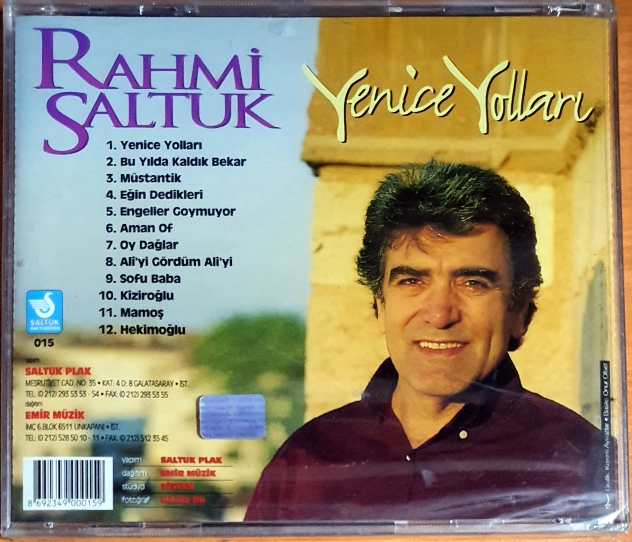 Rahmi SALTUK - Yenice YOLLARI CD / SALTUK Plak ve Kasetcilik