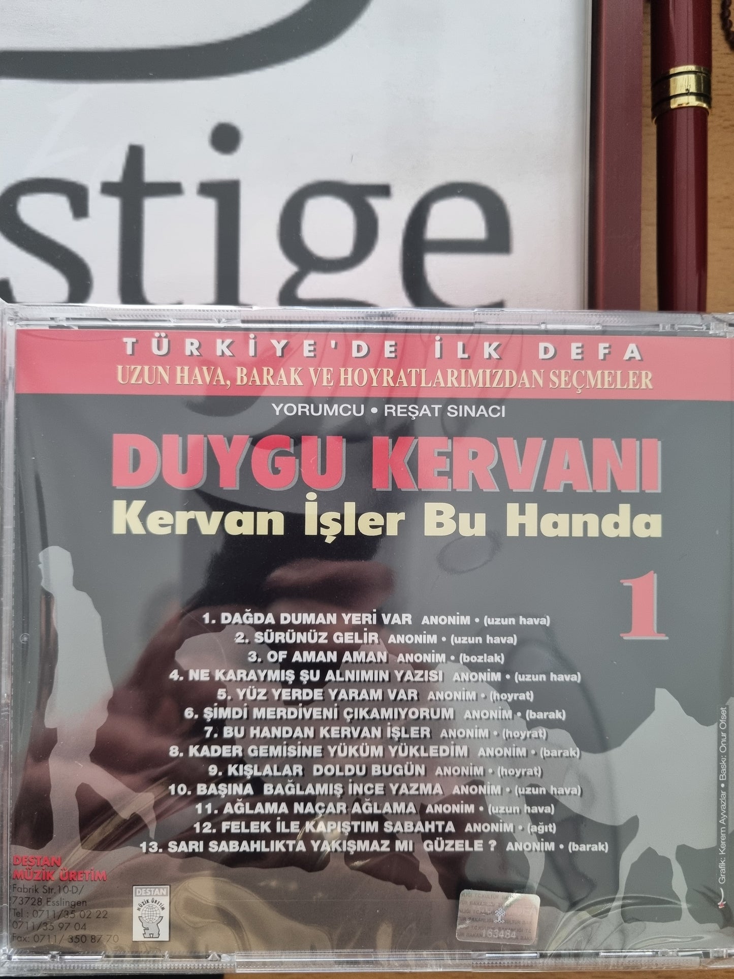 DUYGU KERVANI-Kervan isler bu Handa-1 CD/( DESTAN MÜZIK )