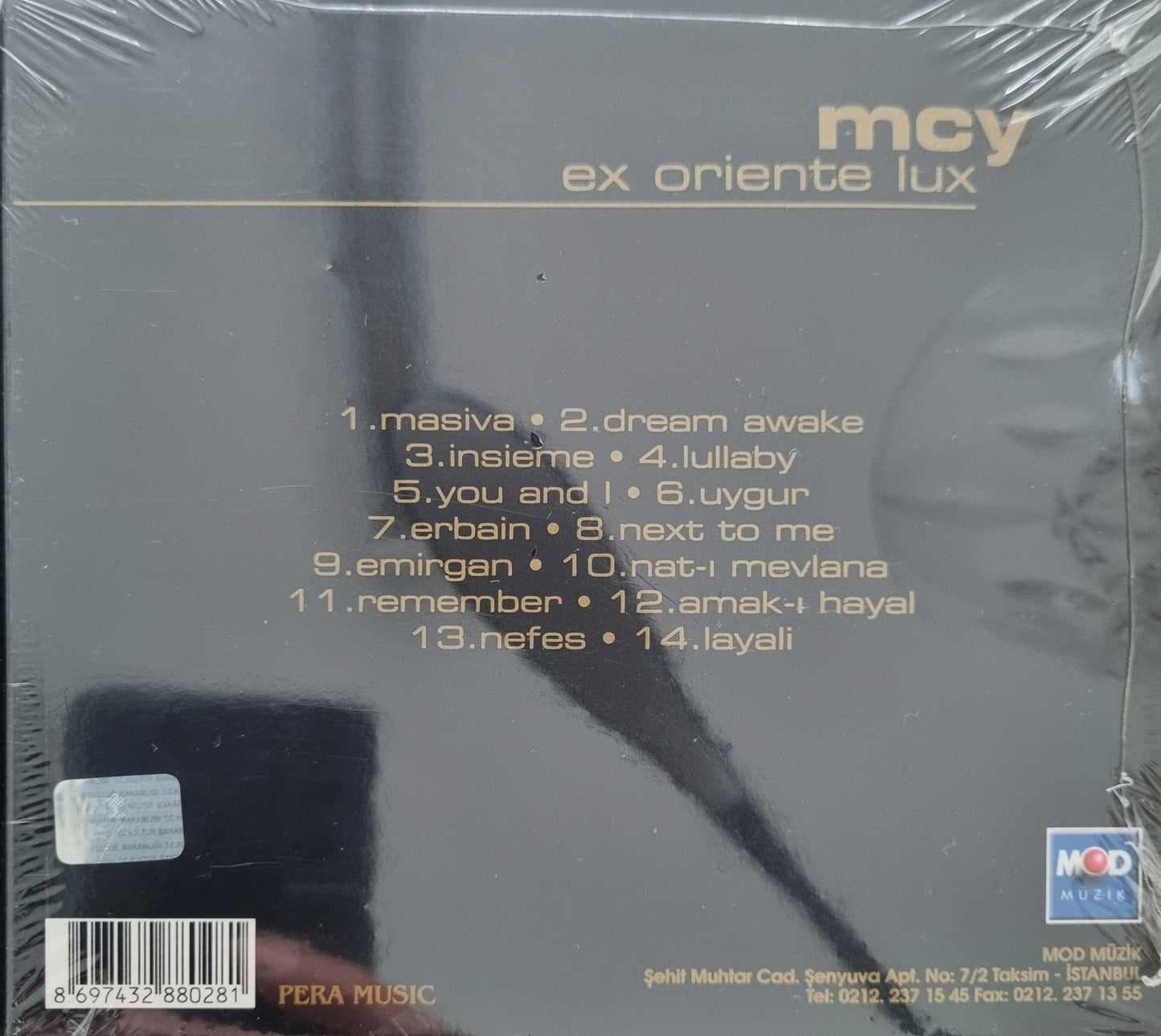 MCY - Ex Oriente Lux CD MOD Müzik