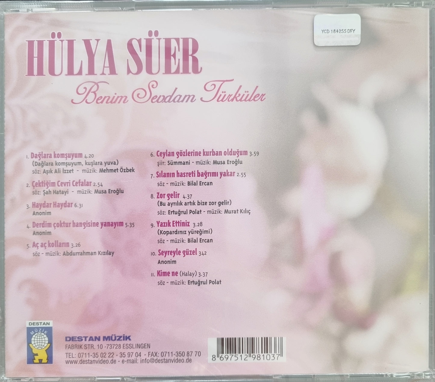 Hülya Süer - Benim Sevdam Türküler CD