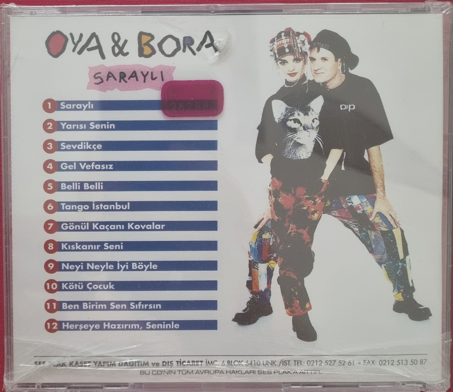 Oya Bora-Saraylı(CD)