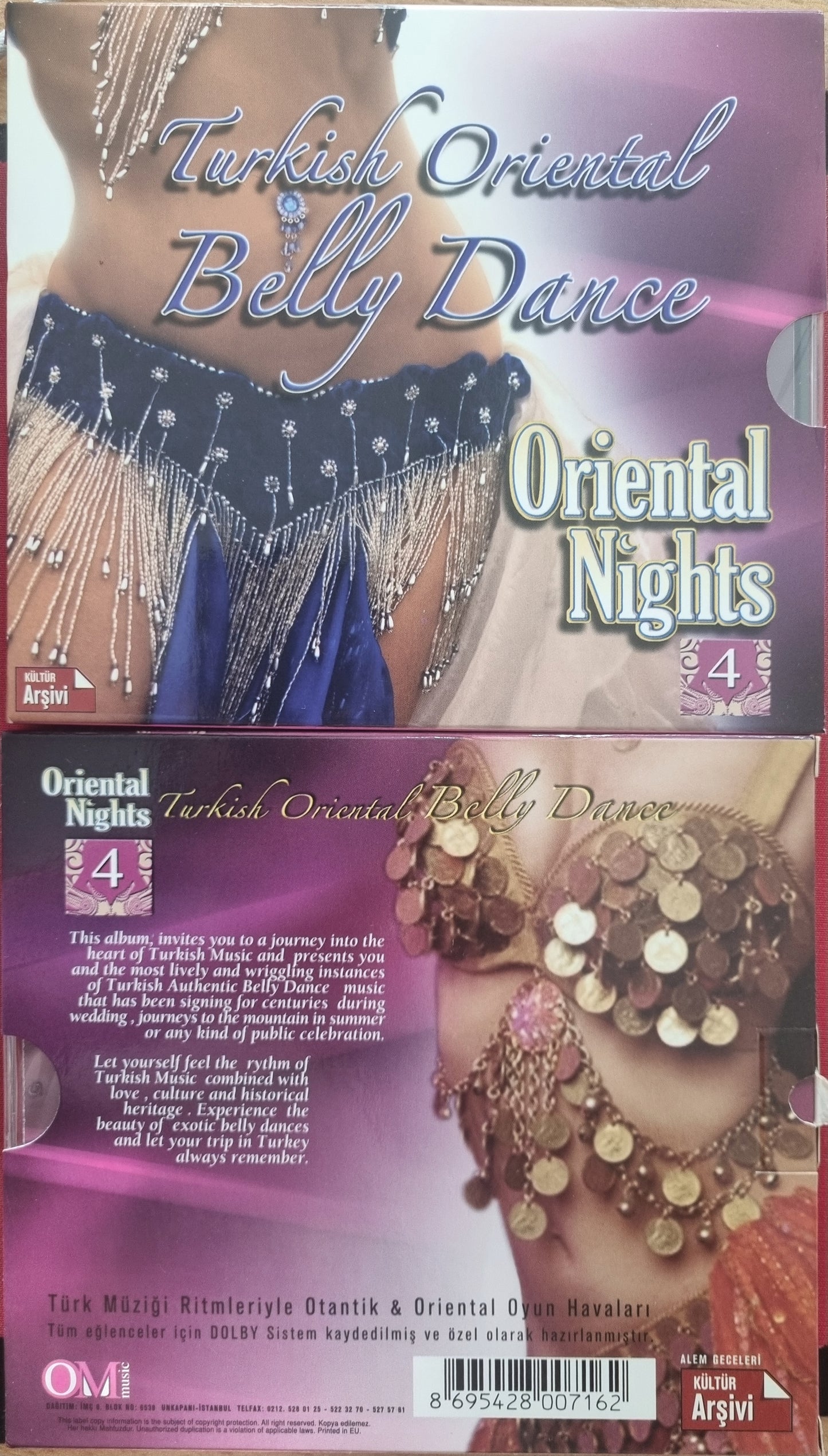 Türkisch Oriental Belly Dance -Oriental Nights 4 Musik CD