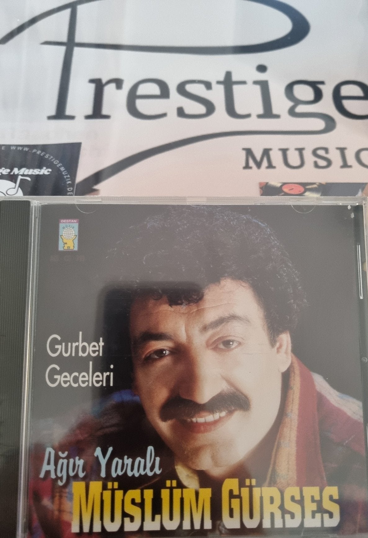 Müslüm Gürses CD | Ağır Yaralı - Gurbet Geceleri CD( Destan Müzik ) Arabesk CD