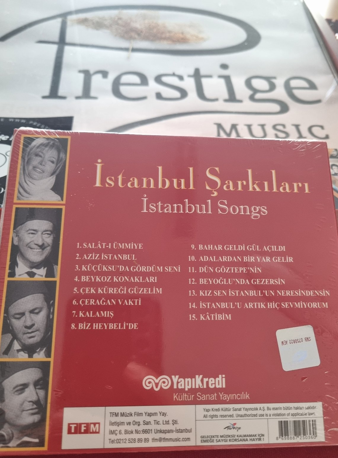 İstanbul Şarkıları CD | İstanbul Songs CD-Emel Sayın-Modern Folk Üçlüsü CD