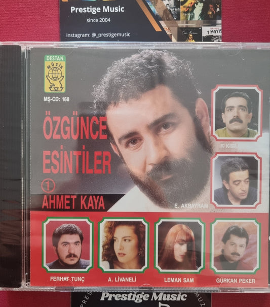 Özgürce Esintiler 1 CD-Ahmet Kaya CD(Destan Müzik Almanya-Stuttgart-Esslingen)