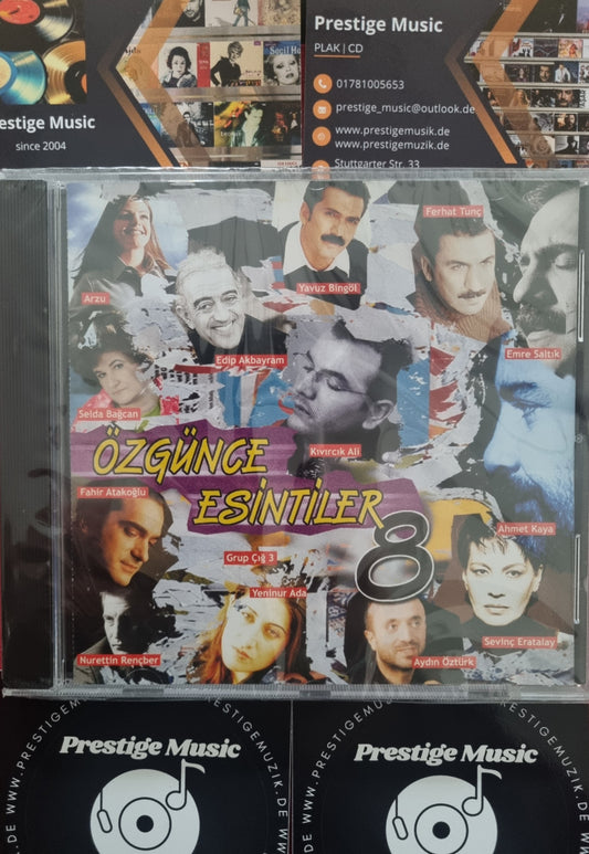 Özgürce Esintiler 8 (Destan Müzik | Özgün | Protest | CD)