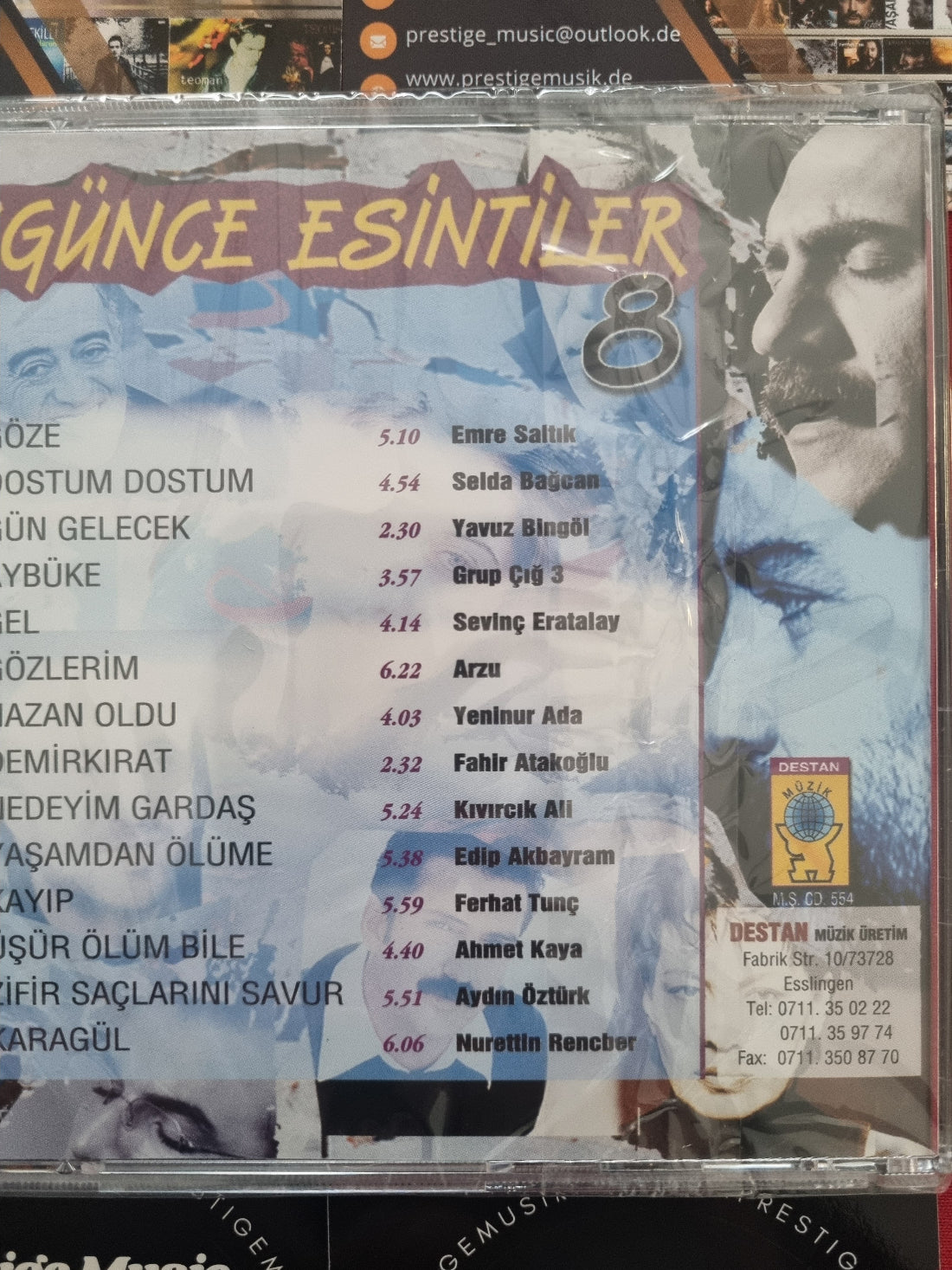 Özgürce Esintiler 8 (Destan Müzik | Özgün & Protest | CD)