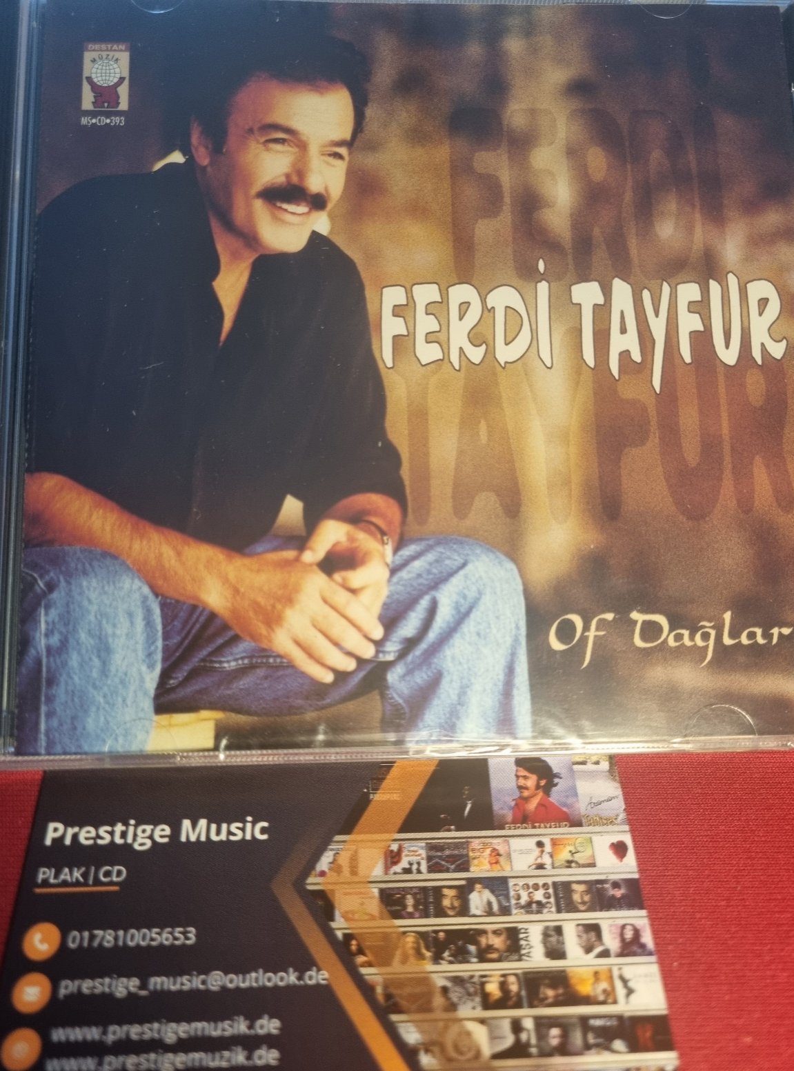 Ferdi Tayfur - Of Dağlar CD (Destan Müzik Almanya-Stuttgart-Esslingen Baski) Arabesk