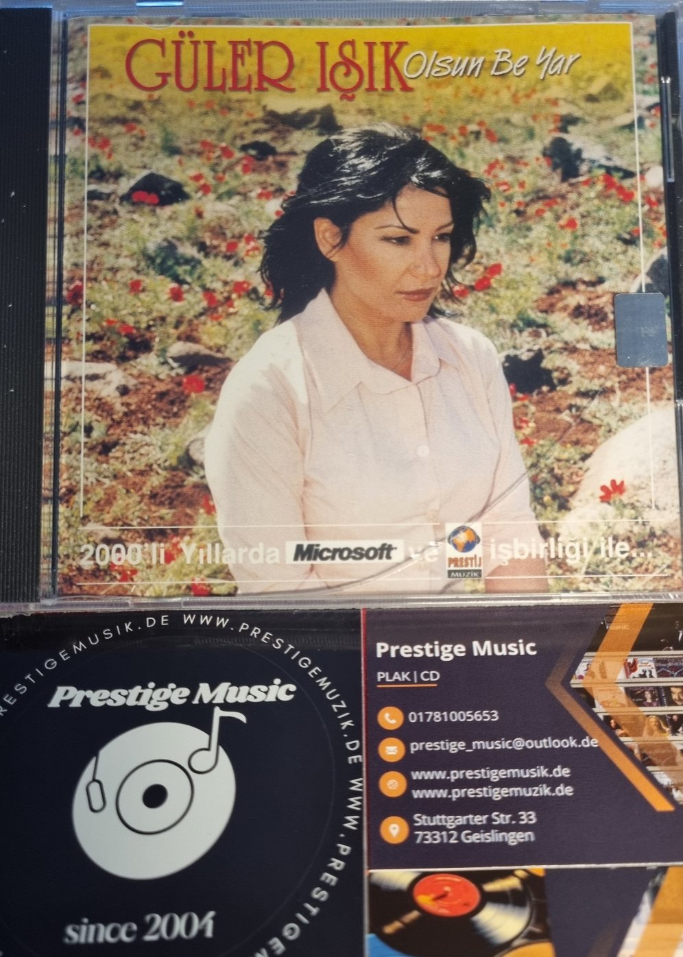 GÜLER IŞIK CD - GÜLER ISIK OLSUN BE YAR CD(Prestij Müzik)