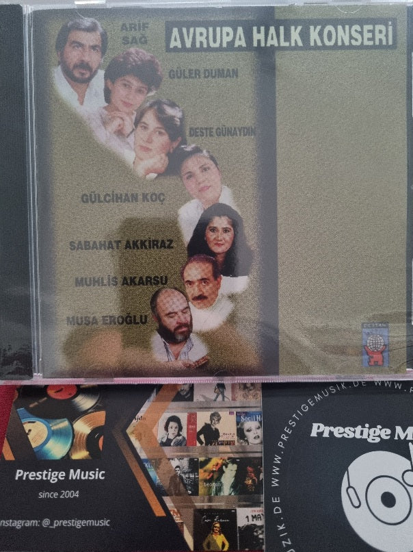 Avrupa Halk Konserleri | CD( Türk Halk CD )|(Destan Müzik Almanya-Esslingen CD)