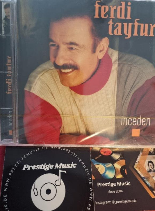 Ferdi Tayfur - inceden ( CD )Arabesk CD (Destan Müzik | Almanya| Esslingen CD)