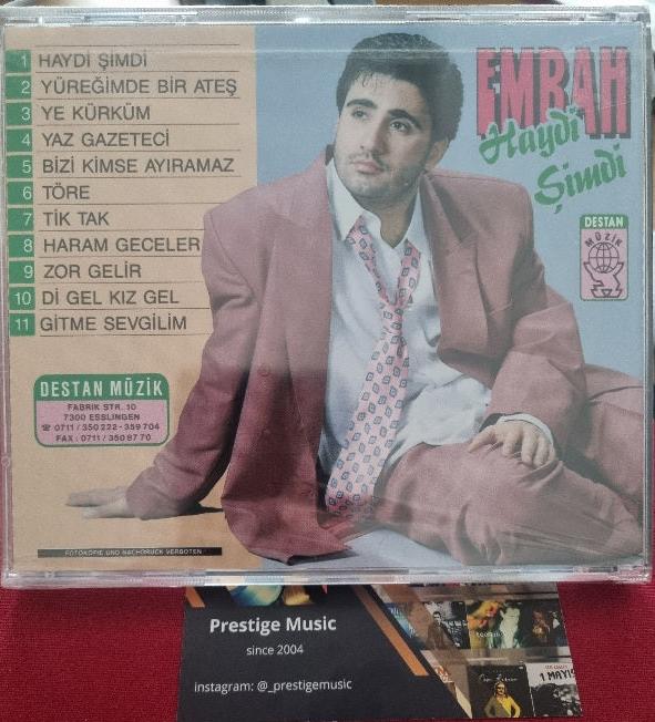 Emrah CD- Haydi simdi Haydi Şimdi CD(Destan Müzik)Arabesk CD