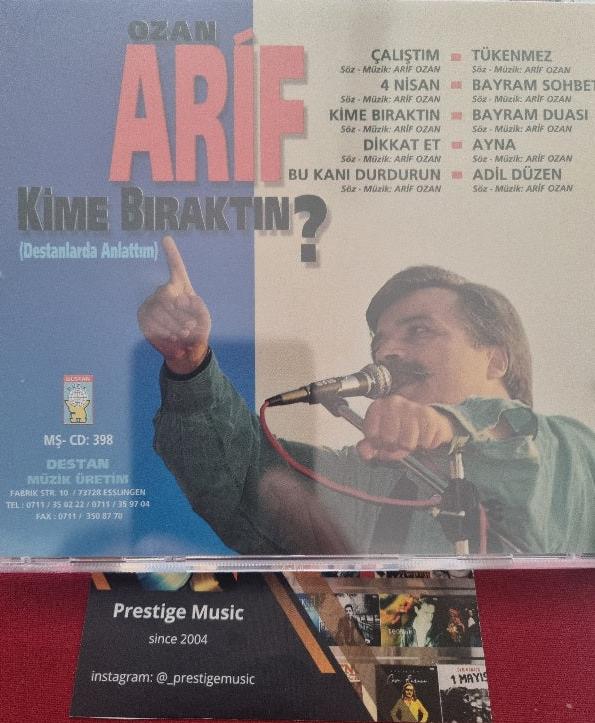 Ozan Arif - Kime Bıraktın(Destanlarda Anlattım (CD)Almanya DESTAN Müzik CD