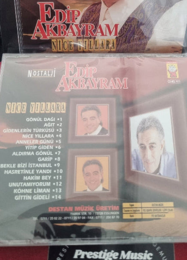 Edip Akbayram - Nice Yıllara - Nostalji CD | DESTAN Müzik |Almanya | baskı CD