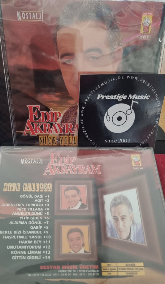 Edip Akbayram - Nice Yıllara - Nostalji CD | DESTAN Müzik |Almanya | baskı CD