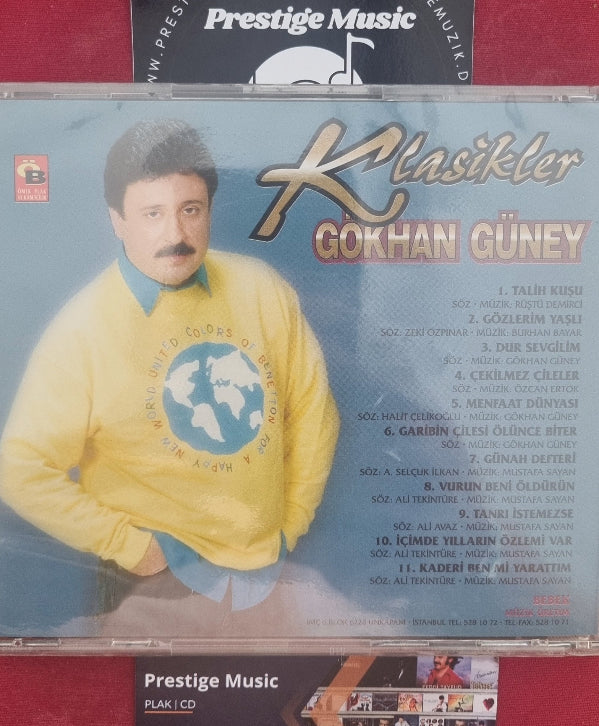 Gökhan Güney CD – Klasikler CD | Gökhan Güney – Klasikler | CD