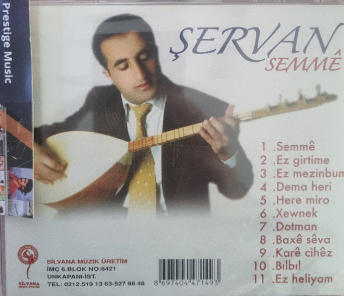 Şervan - Semme -Semmê CD | Kürtçe | Türkische Volksmusik | CD