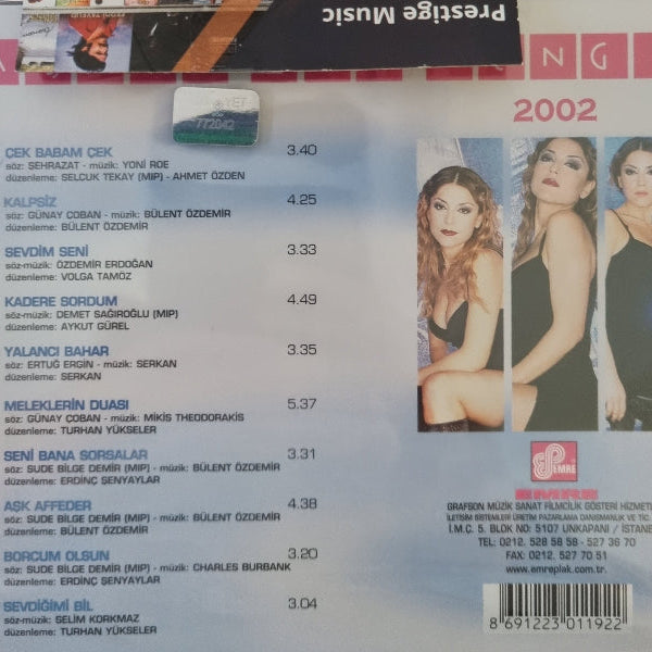 Aşkın Nur Yengi 2002 CD | Türkçe Pop CD | Türkçe CD