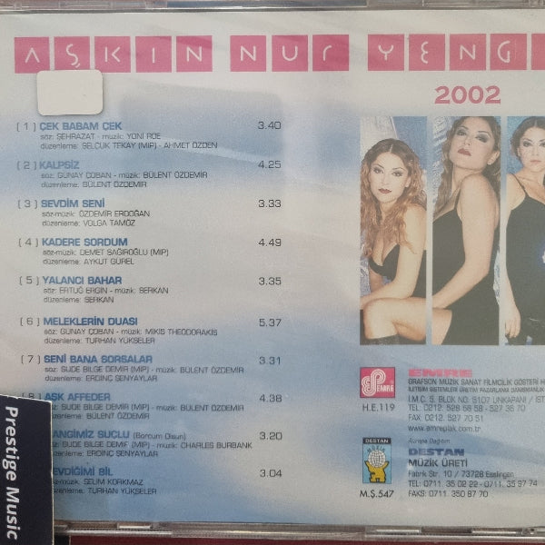 Aşkın Nur Yengi CD - Aşkın Nur Yengi 2002 | CD | DESTAN Müzik | Almanya | Esslingen | CD