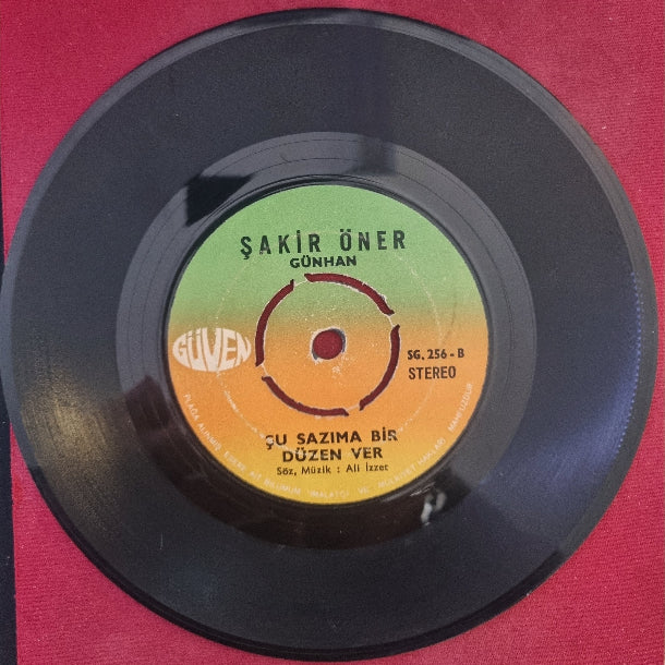 Şakir Öner Günhan | Deli Deli | Şu Sazıma Bir Düzen Ver | Plak | Türk Halk | müziği | plak