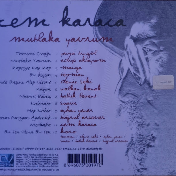 Türkçe | Anadolu Rock | CD | Cem Karaca CD | Mutlaka Yavrum | CD | Türkischer Rock CD