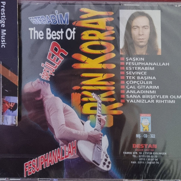 Erkin Koray - The Best Of CD ( DESTAN Müzik Almanya | Stuttgart | Esslingen CD)