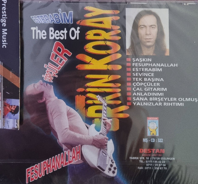 Erkin Koray - The Best Of CD ( DESTAN Müzik Almanya | Stuttgart | Esslingen CD)