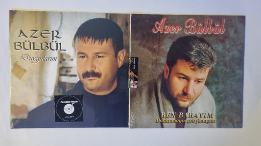 Azer Bülbül - Dokunmayın Çok Fenayım Plak | Azer Bülbül - Duygularım Plak | Azer Bülbül Plak Seti ( 2 Plak Tek Fiyat)