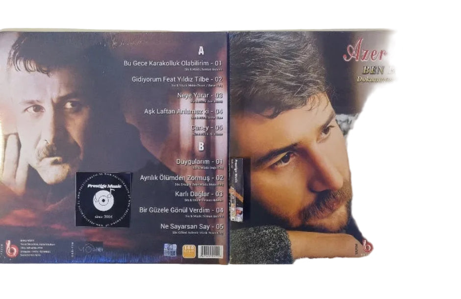 Azer Bülbül - Dokunmayın Çok Fenayım Plak | Azer Bülbül - Duygularım Plak | Azer Bülbül Plak Seti ( 2 Plak Tek Fiyat)