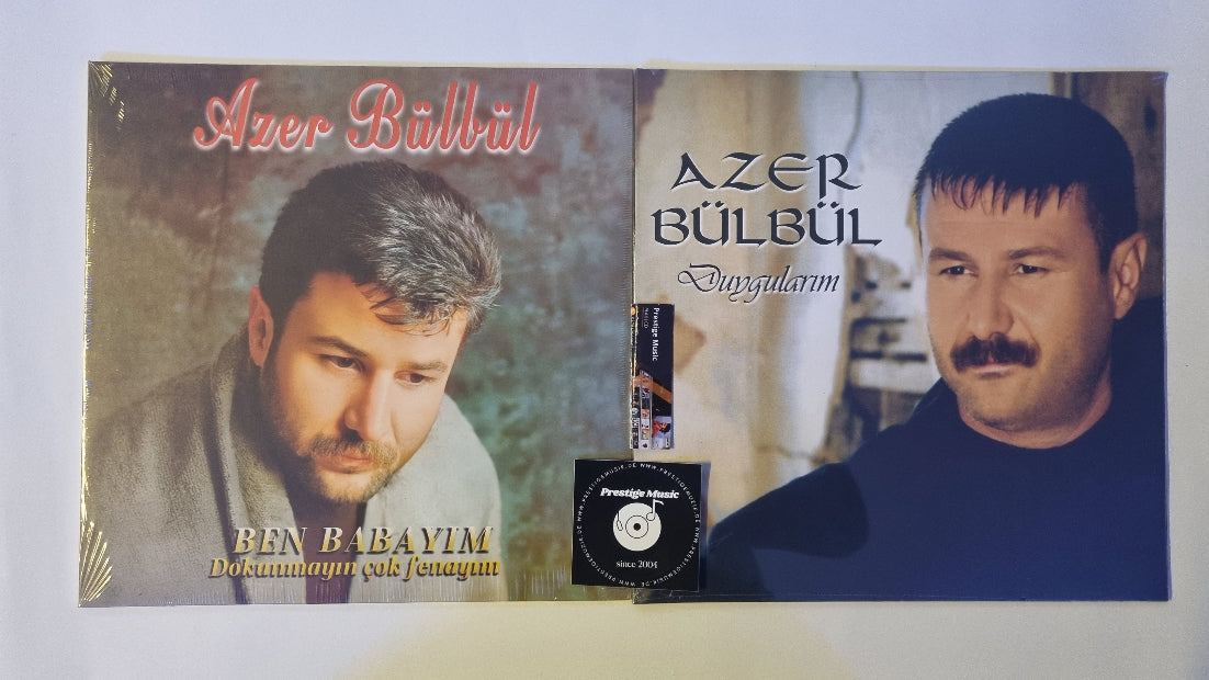 Azer Bülbül - Dokunmayın Çok Fenayım Plak | Azer Bülbül - Duygularım Plak | Azer Bülbül Plak Seti ( 2 Plak Tek Fiyat)
