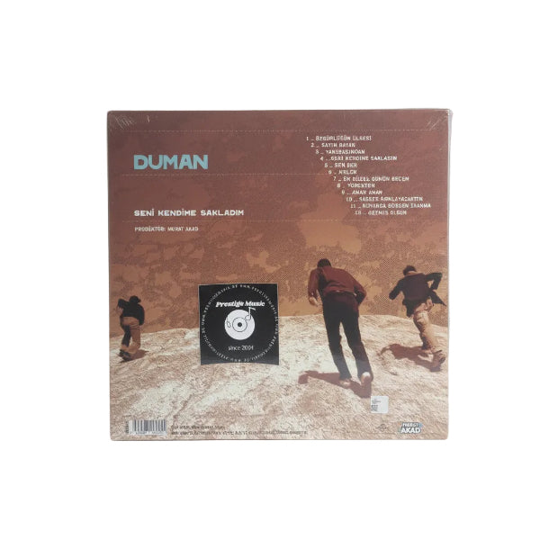 Duman Seni Kendime Sakladım Plak ( Duman Plak )Türkçe Rock Plak | Duman seni Kendime Sakladim Plak