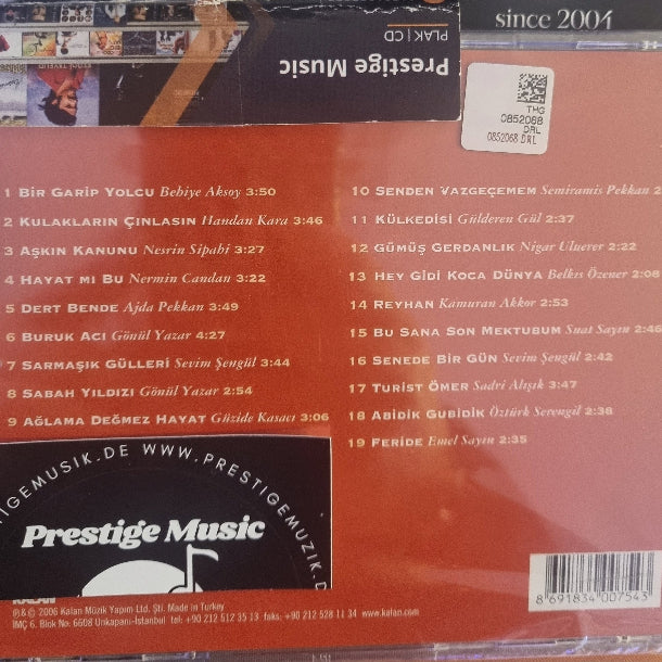 Yeşilçam Şarkıları CD- Yeşilçam Şarkıları - Aşkın Kanunu | 1 (CD)