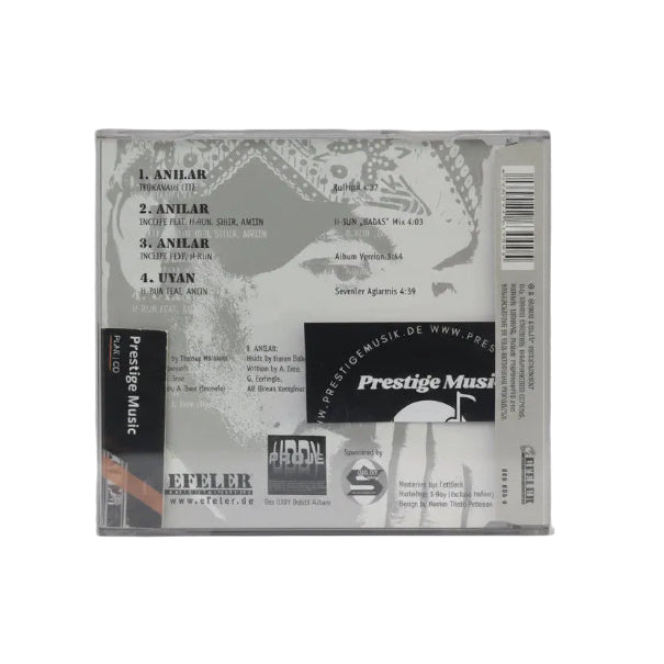 INCEEFE FEAT : H-RUN ANILAR CD | Türkischer Rap | Hiphop CD | Türkçe Hip Hop CD
