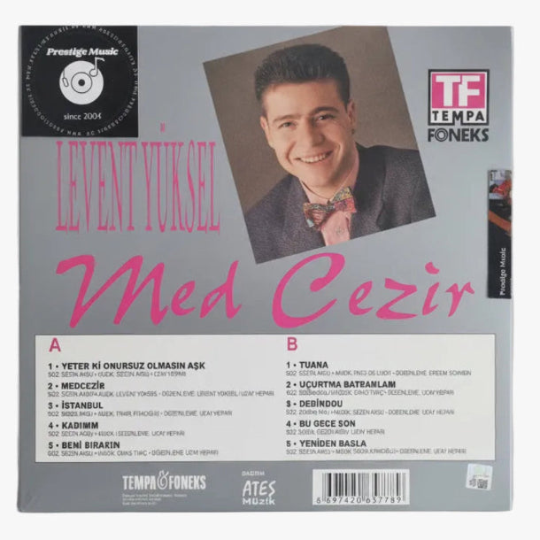 Levent Yüksel - Med Cezir Plak (Levent Yüksel Plak) Türkçe | Pop Plak | Schallplatte | LP