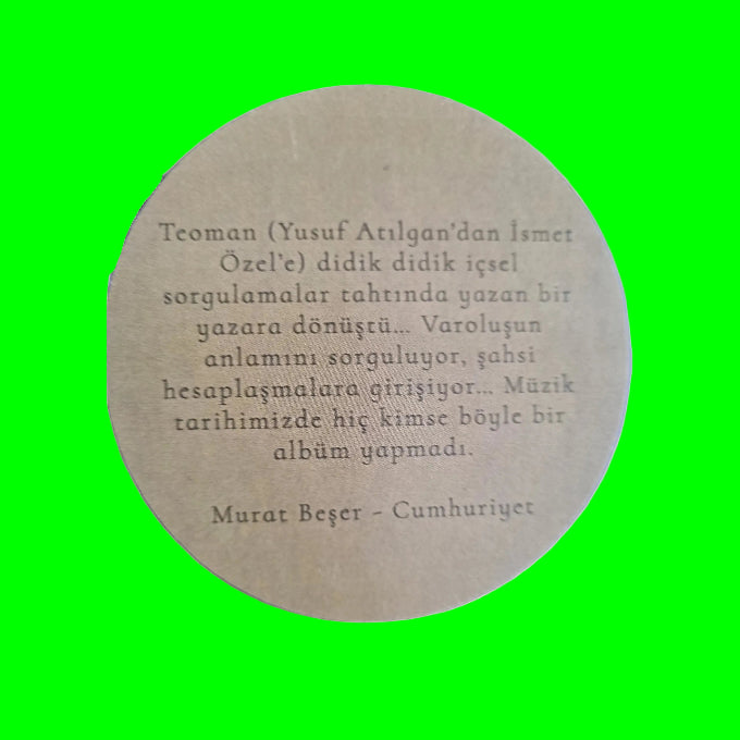 TEOMAN - BEN ZARGANA DEUX EX MACHINA | Plak (BOX SET) Teoman Schallplatte | LP | Almanya