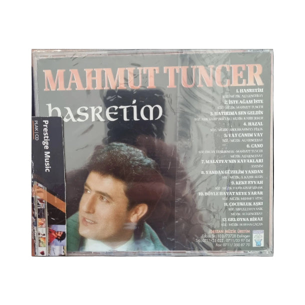 Mahmut Tuncer | Hasretim CD (Destan Müzik| ALMANYA| Stuttgart| Esslingen Baski CD )
