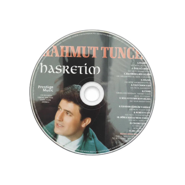 Mahmut Tuncer | Hasretim CD (Destan Müzik| ALMANYA| Stuttgart| Esslingen Baski CD )