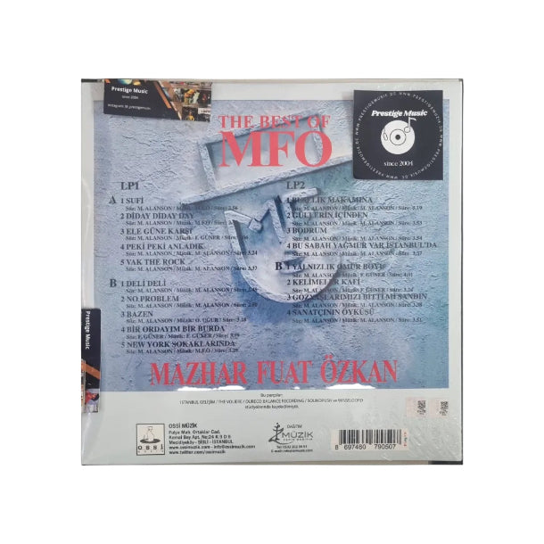 Mazhar Fuat Özkan - The Best Of | MFÖ Plak(2 PLAK)Türkçe | Pop | Rock | Plak |Schallplatte