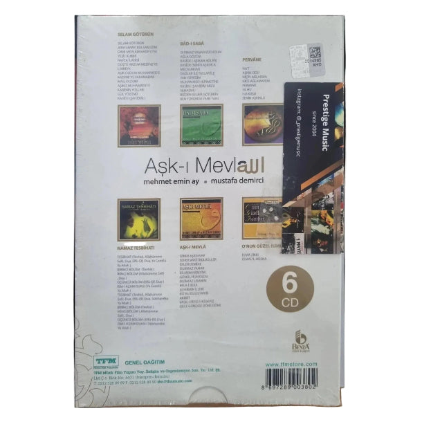 Aşk-ı Mevla (6 Cd)Aşk ı Mevla CD(6 CD)Mehmet Emin Ay | Mustafa Demirci | CD