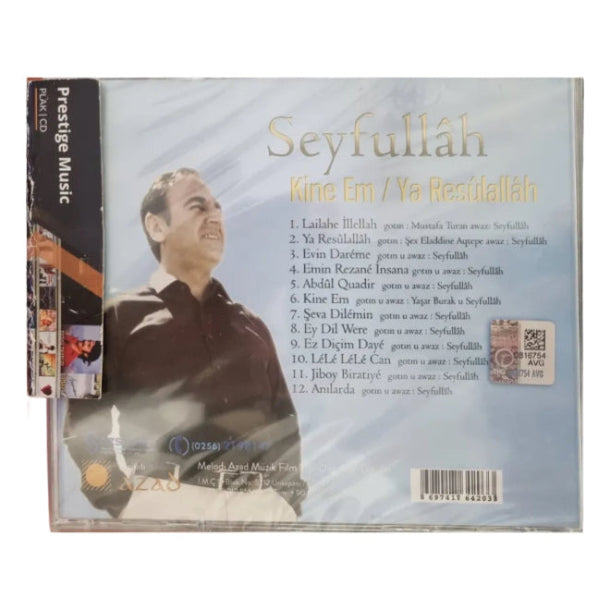 Seyfullah - Kine Em | Ya Resulallah CD (2013)Seyfullah (Seyfullah Çakmak)Kürtçe | Türkçe ilahiler | CD
