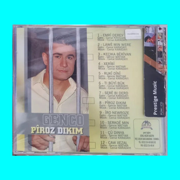 GENCO - PÎROZ DIKIM CD |Genco Prinz Dikim CD | Kürtçe | Kurdische Musik | CD