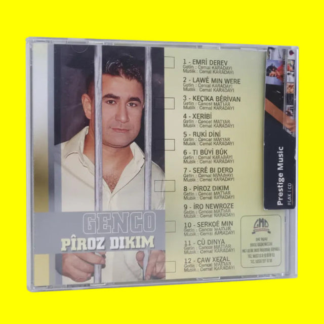 GENCO - PÎROZ DIKIM CD |Genco Prinz Dikim CD | Kürtçe | Kurdische Musik | CD