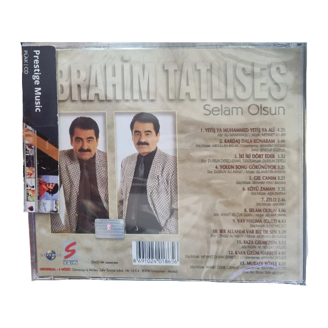 İbrahim Tatlıses CD - İbrahim Tatlises - Selam Olsun( CD ) Türk Halk |Müziği | CD
